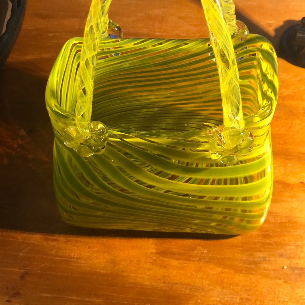 Glass purse